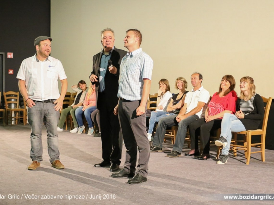 Božidar Grilc | Večer zabavne hipnoze Kolosej junij 2016